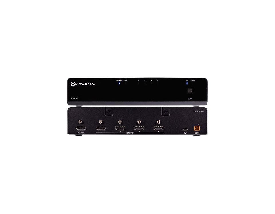 ATLONA ATL-AT-HDR-CAT-4 - Atlona 4K/HDR HDMI 2.0b HDBaseT HDMI 1 X 4 Distribution Amplifier