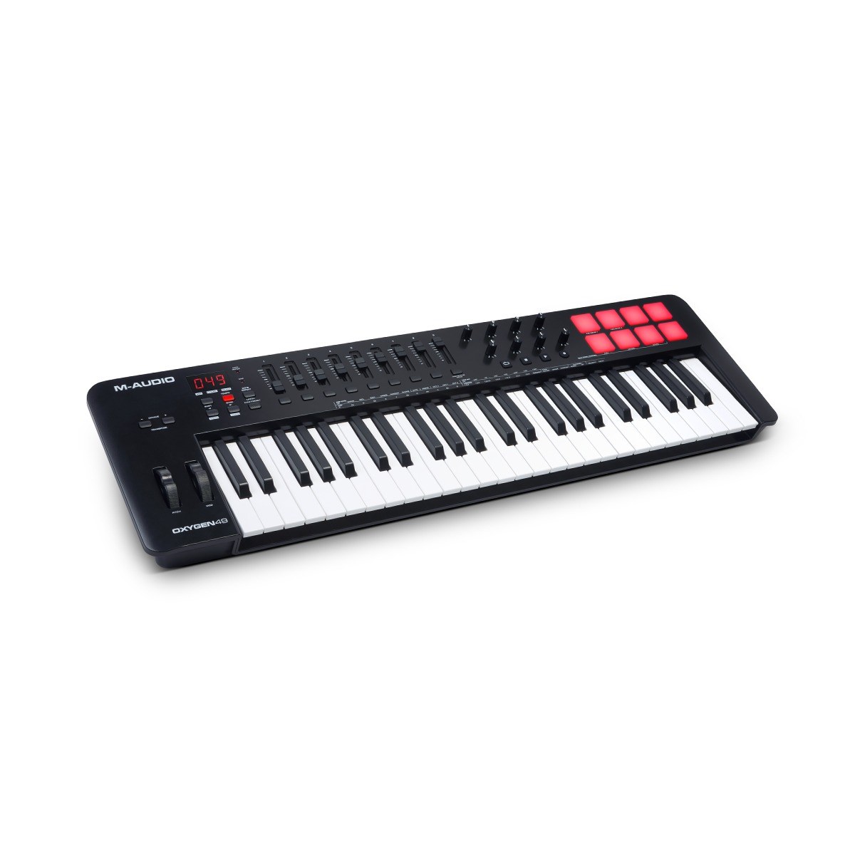M-Audio Oxygen 49 (MKV) 49-Key USB MIDI Controller with Pads, Faders and Smart Controls — view 1
