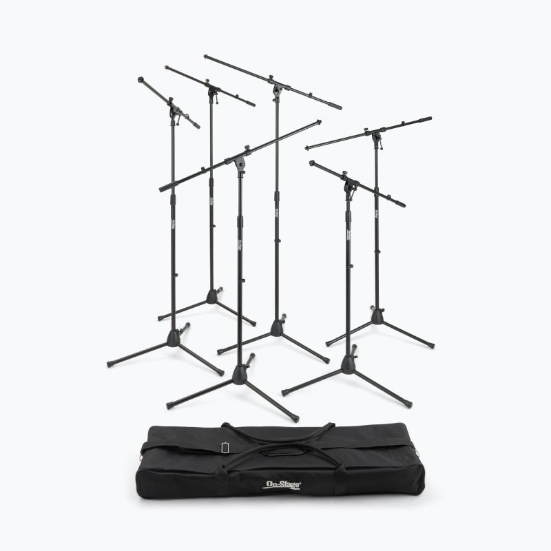 On-Stage MSP7706 Six Euro Boom Mic Stands with Bag — view 1