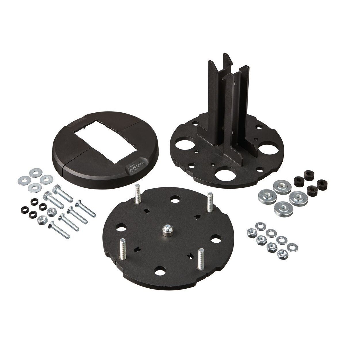 Vogel's PFF 7965 Adjustable Video Wall Floor/Ceiling Mounting Plate - Black — view 1