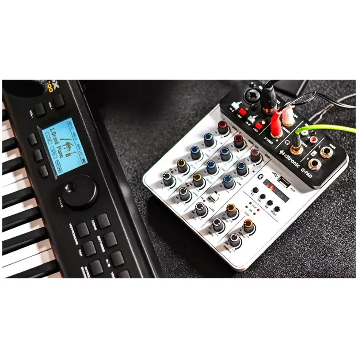 CITRONIC CSM-8 Music Mixer with BT/USB/MP3