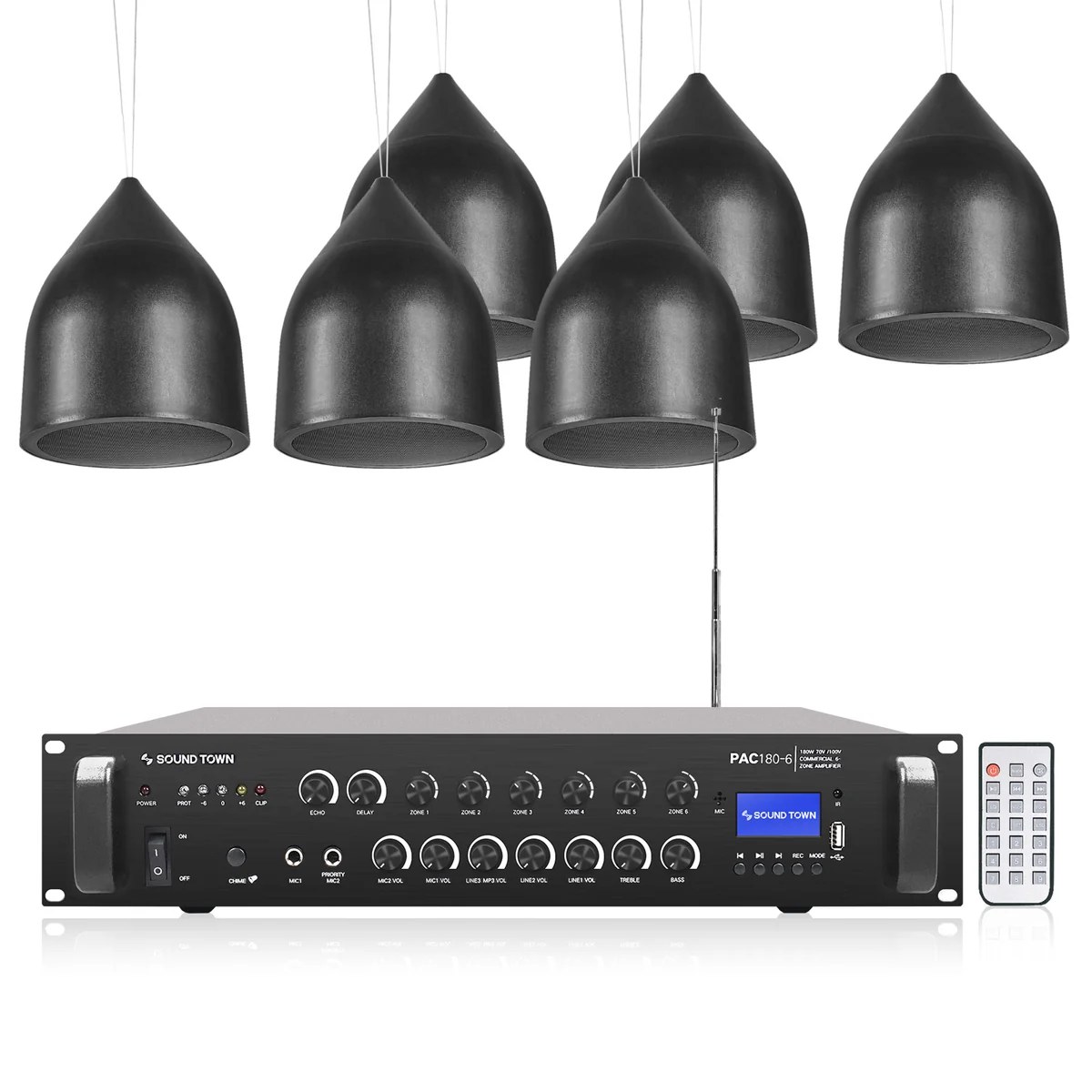 Dsppa 6 - .5 Driver 70V 100V Line Outdoor Cabinet Speaker