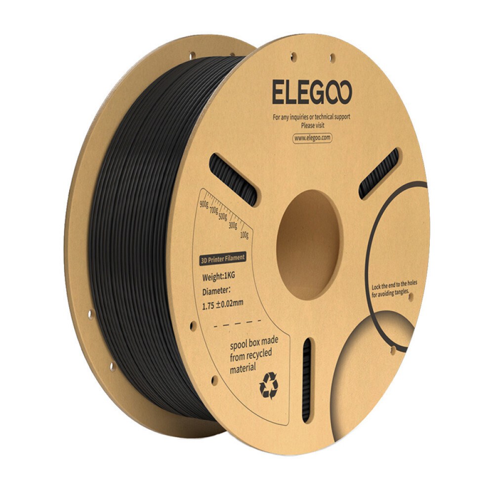 Elegoo - PLA+ Black 1.75mm / 1000g Filament