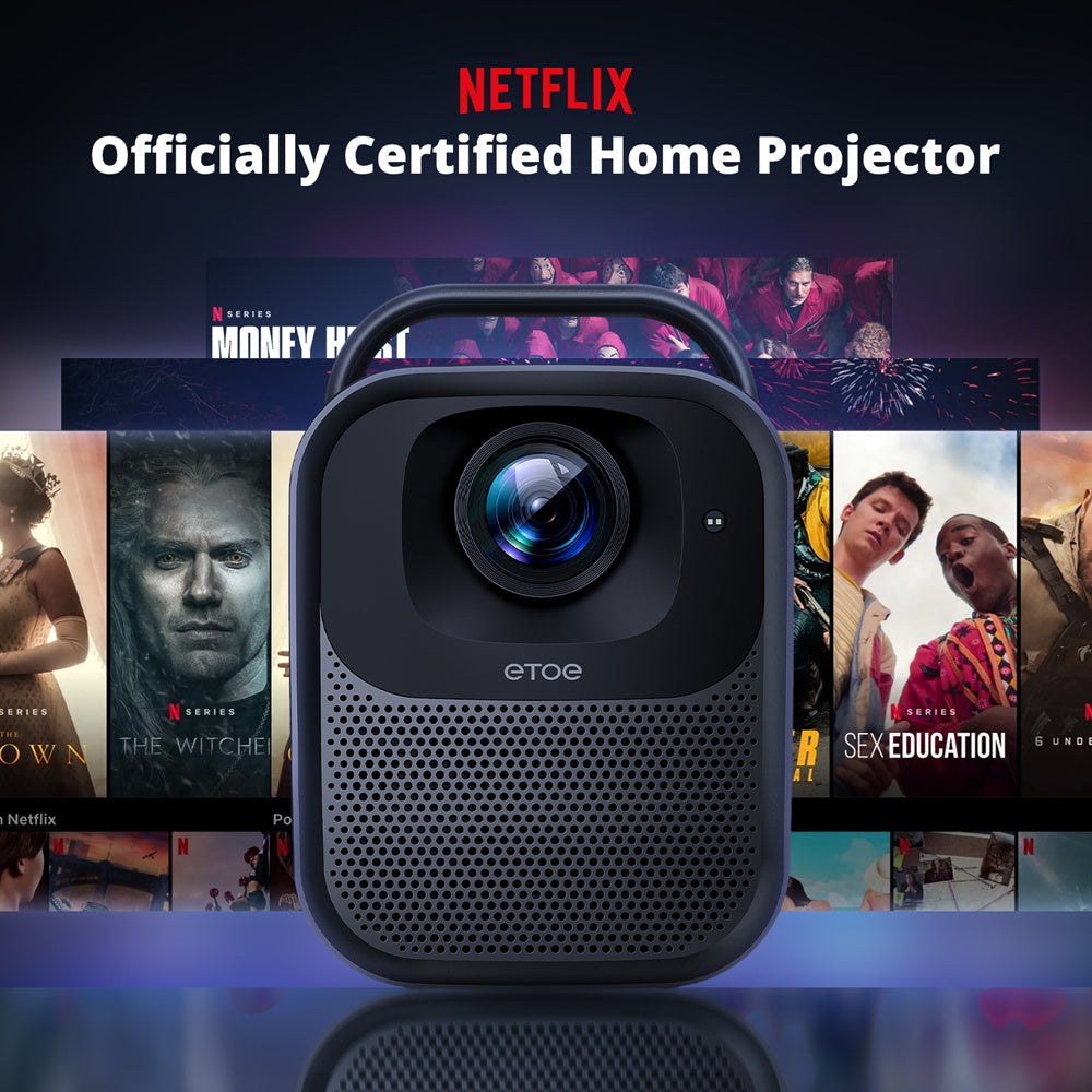 ETOE Seal Pro A1363 Full HD Google TV Home Cinema Projector — view 3