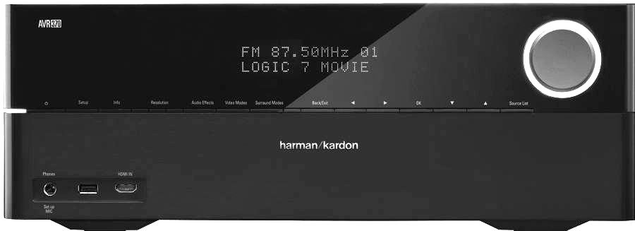Harman Kardon AVR 370 - 7.2-Channel Wireless Network Connected AV Receiver