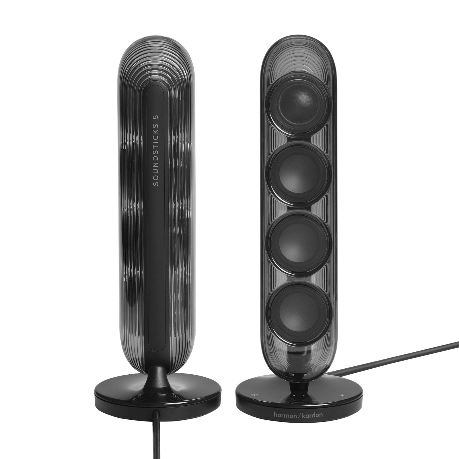 Harman Kardon SoundSticks 5 2.1 Bluetooth Speaker System with HDMI - Black — view 2