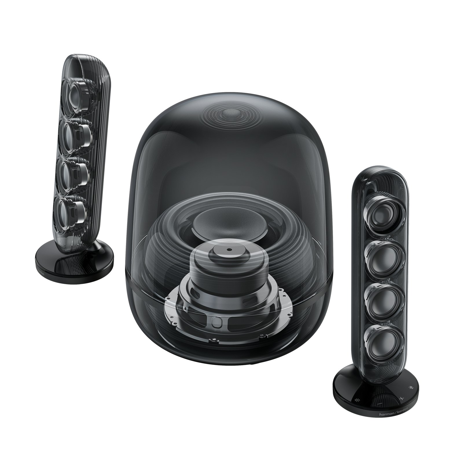 Harman Kardon SoundSticks 5 2.1 Bluetooth Speaker System with HDMI - Black — view 3