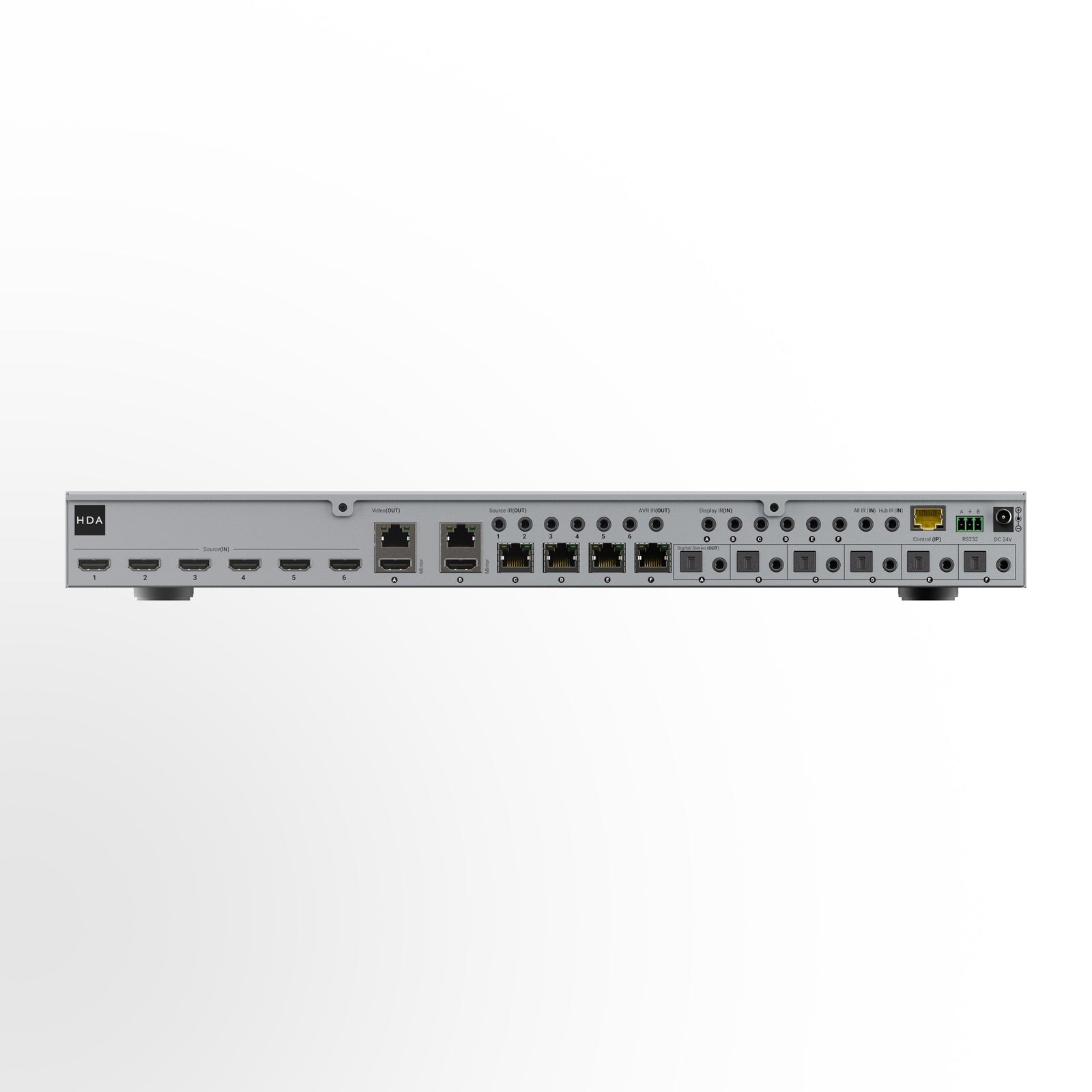 HDANYWHERE MHUB (6x6) 100A HDBaseT Matrix with 6 Receivers — view 2