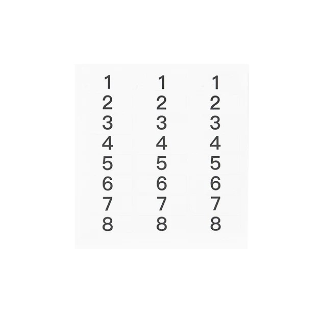 Hollyland - Number Stickers (Wireless Tally System)