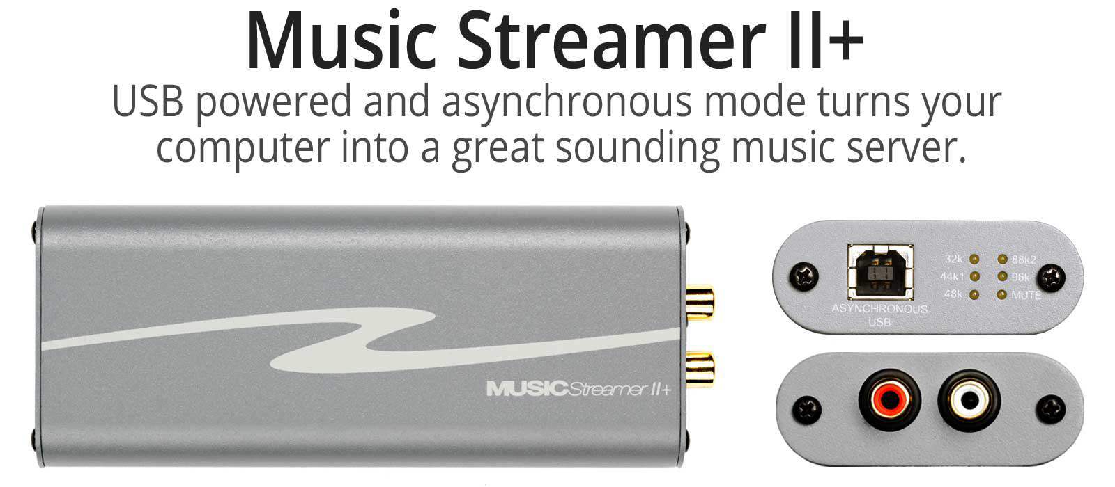 HRT Music Stream II + High end DAC