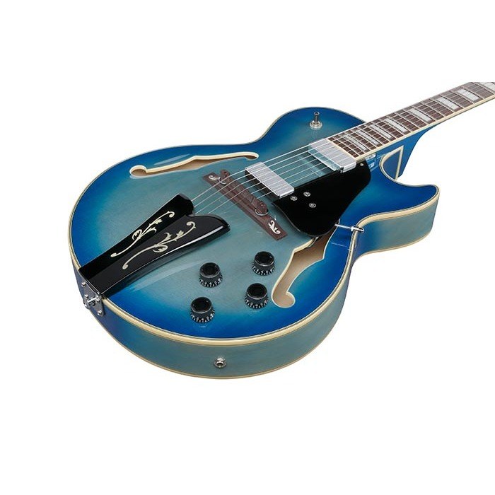 Ibanez GB10EM-JBB - George Benson Signature Hollow-Body Electric Guitar, Jet Blue Burst — view 2