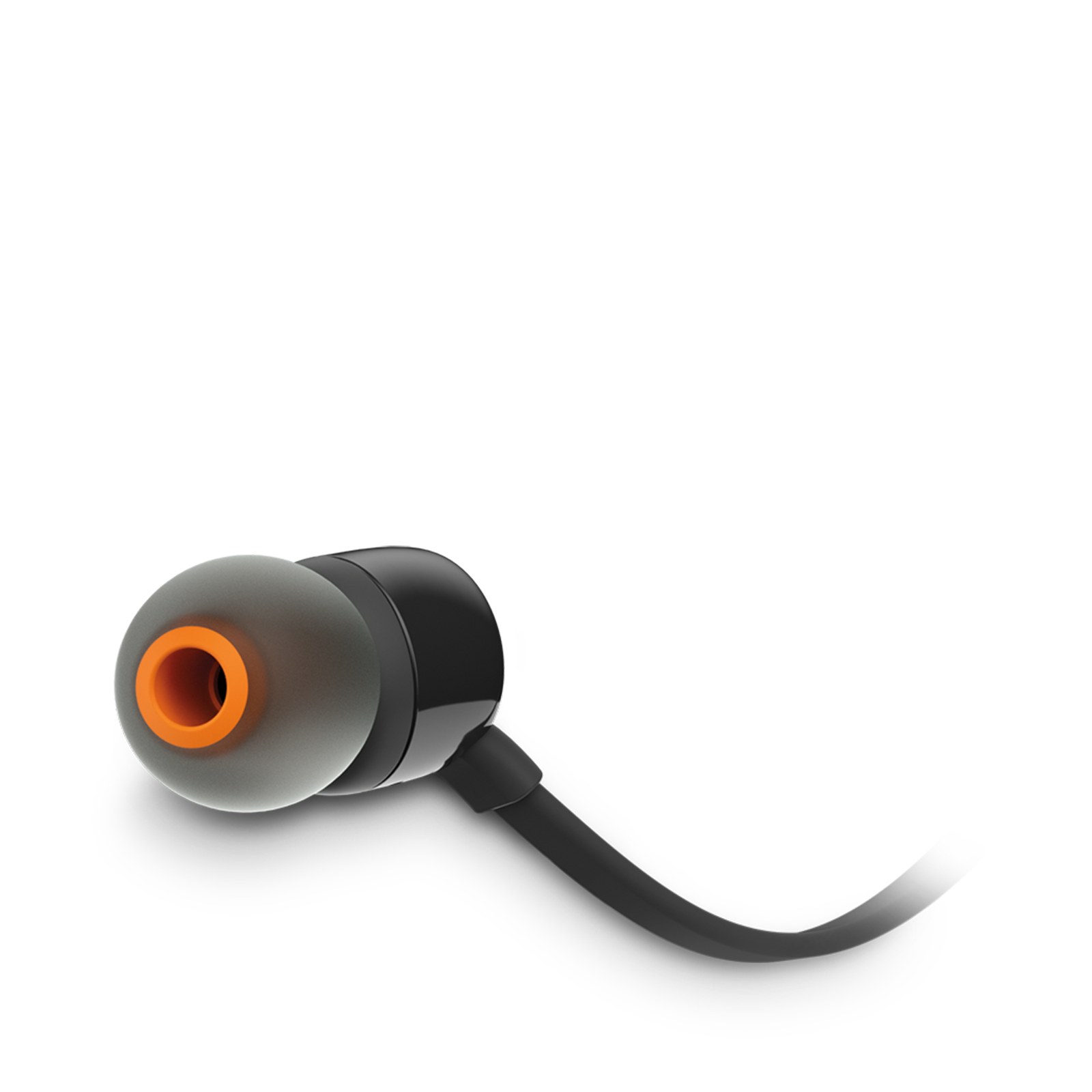 JBL Tune 110 Wired In-Ear Headphones with Mic - Black — view 2