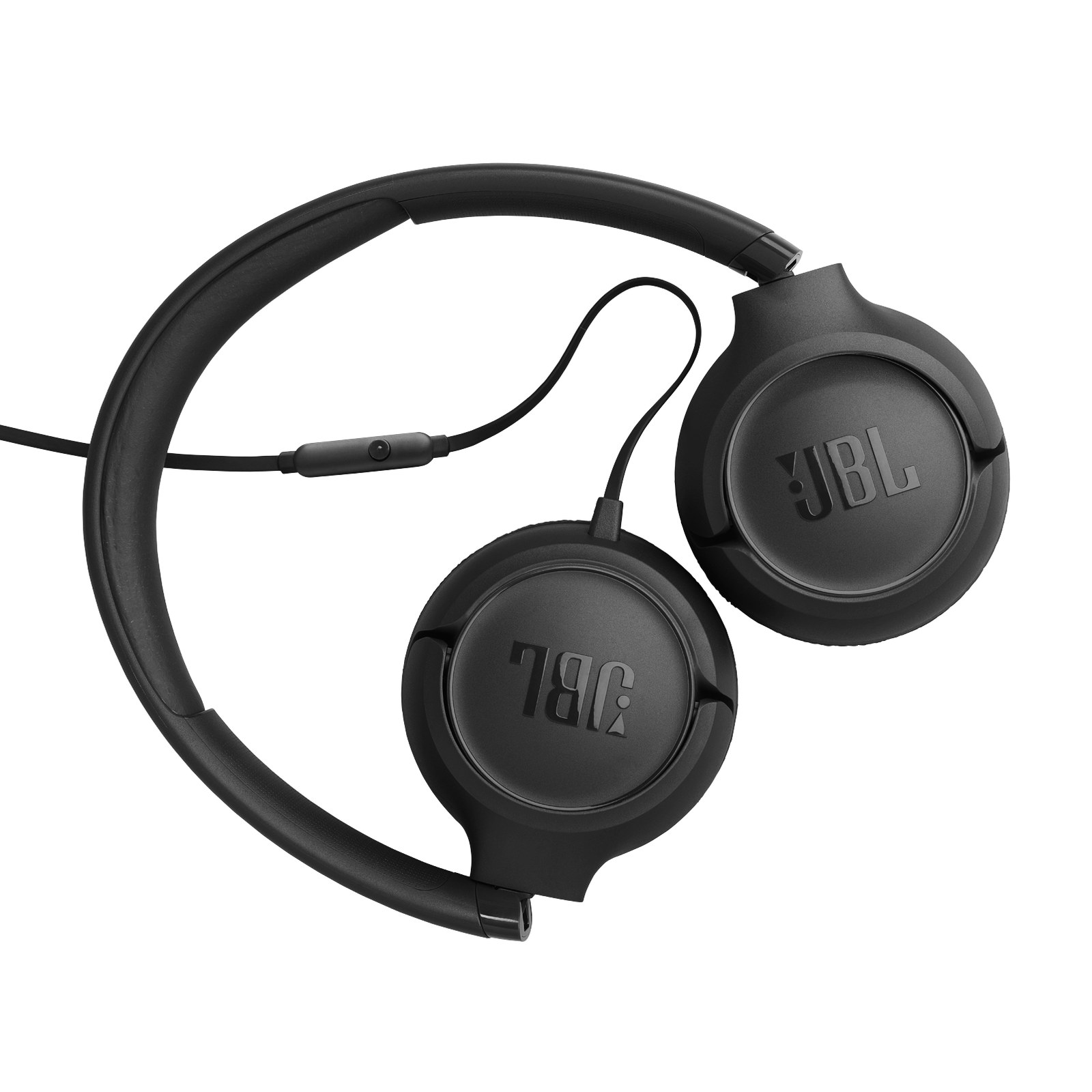 JBL Tune 530 Wired On-Ear Headphones with Mic - Black — view 3