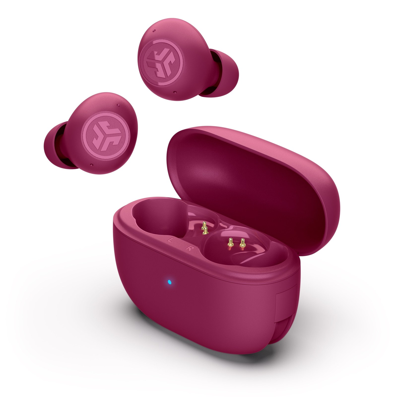 JLab GO Pop ANC True Wireless Earbuds - Fuchsia — view 2