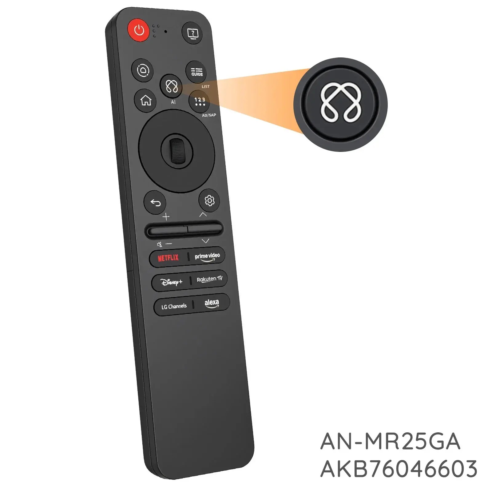 LG Electronics LG MR25GA Magic AI Smart TV Remote