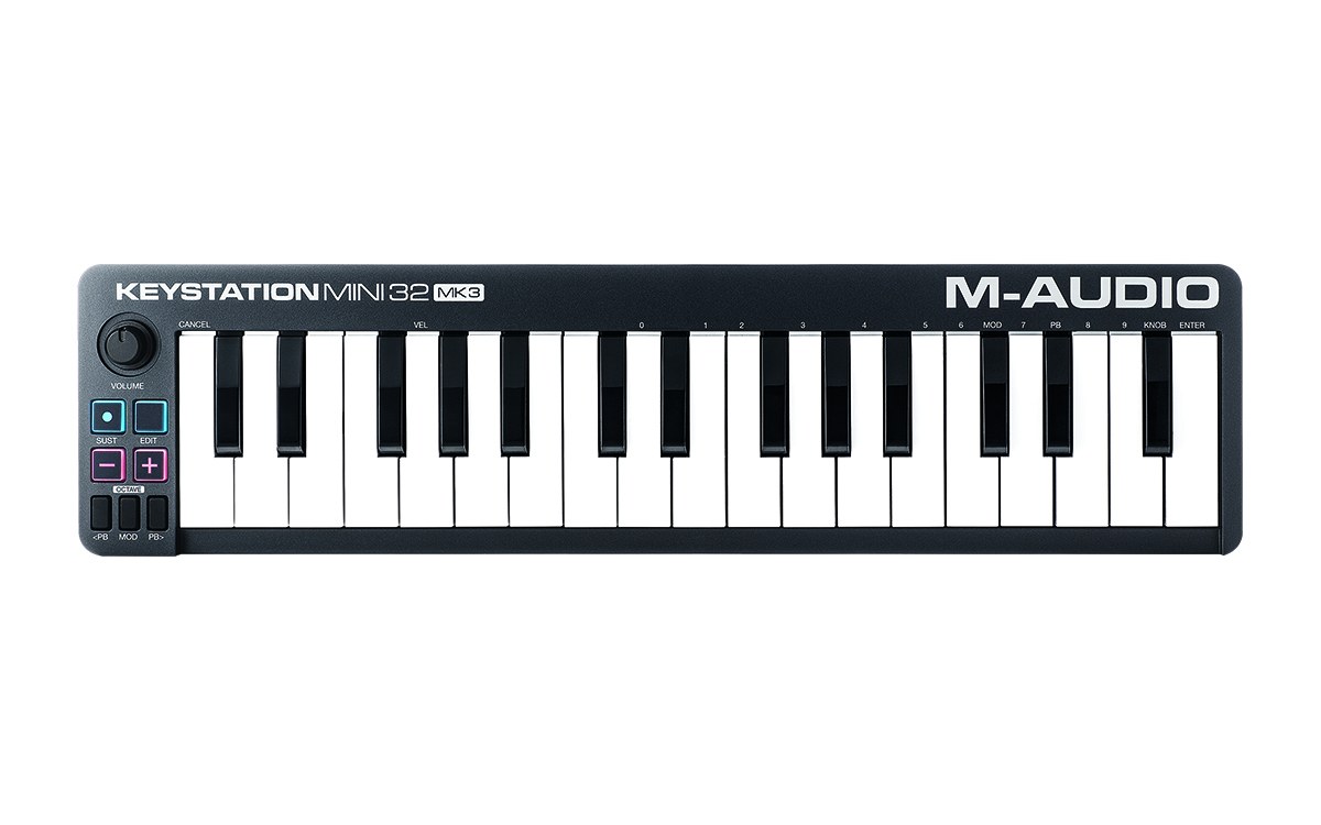 M-Audio Keystation Mini 32 MK3 32-Key Mini USB MIDI Keyboard Controller — view 2