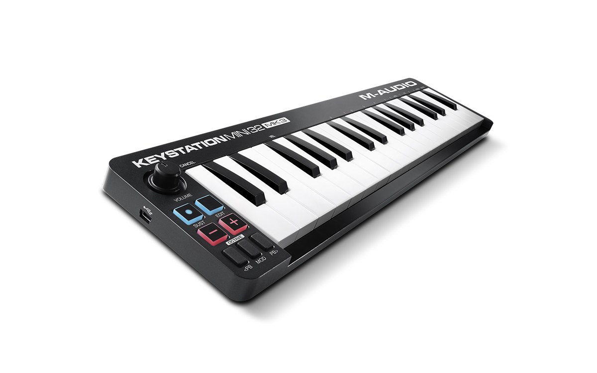 M-Audio Keystation Mini 32 MK3 32-Key Mini USB MIDI Keyboard Controller