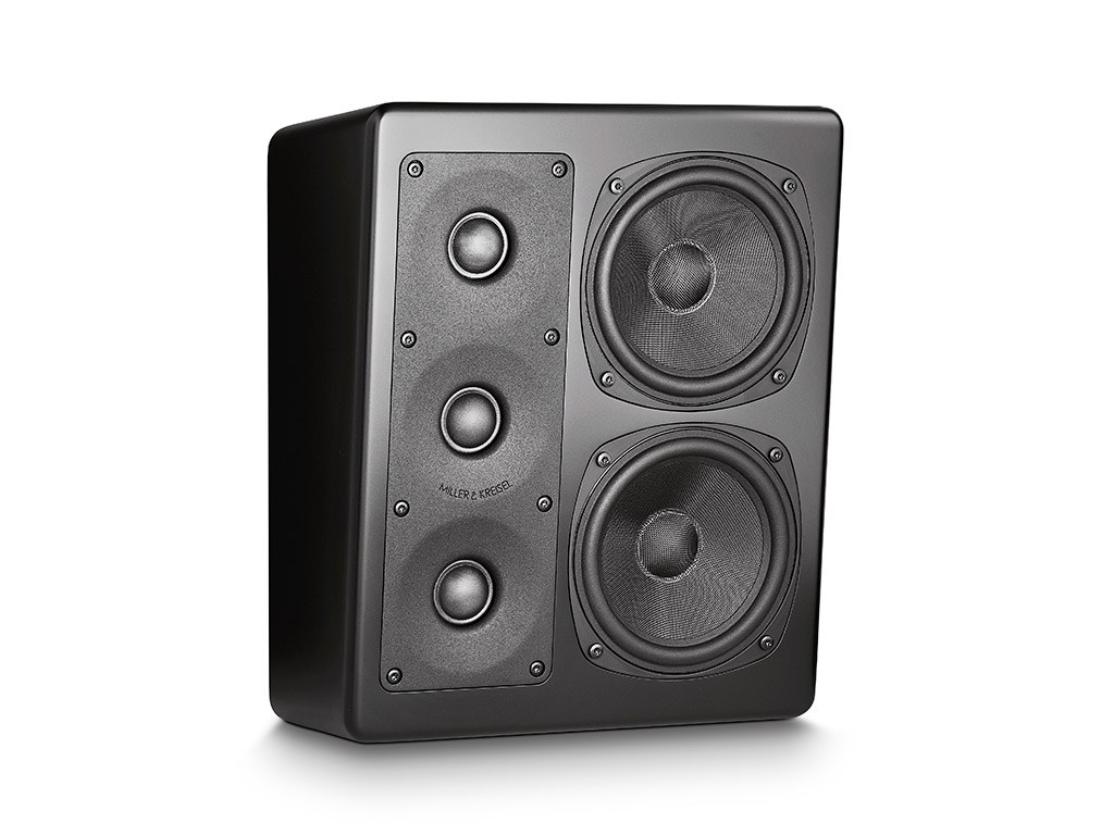 M&K Sound MP150 On-Wall THX Speaker - Right - Black (Each) — view 2