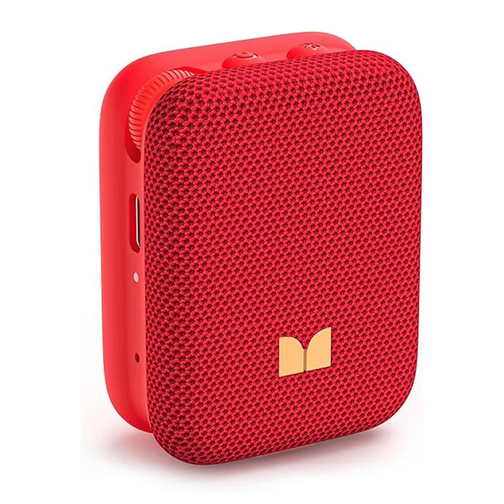 Monster Atomic Atom Clip-On Bluetooth Speaker – Red