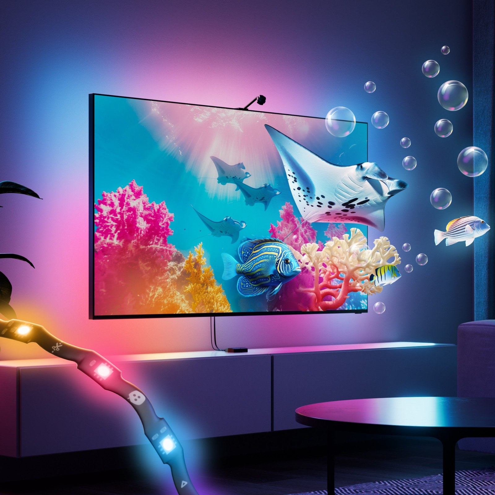 Nanoleaf 4D Screen Mirror + Lightstrip Kit, TVs up to 65" (4 m) — view 4