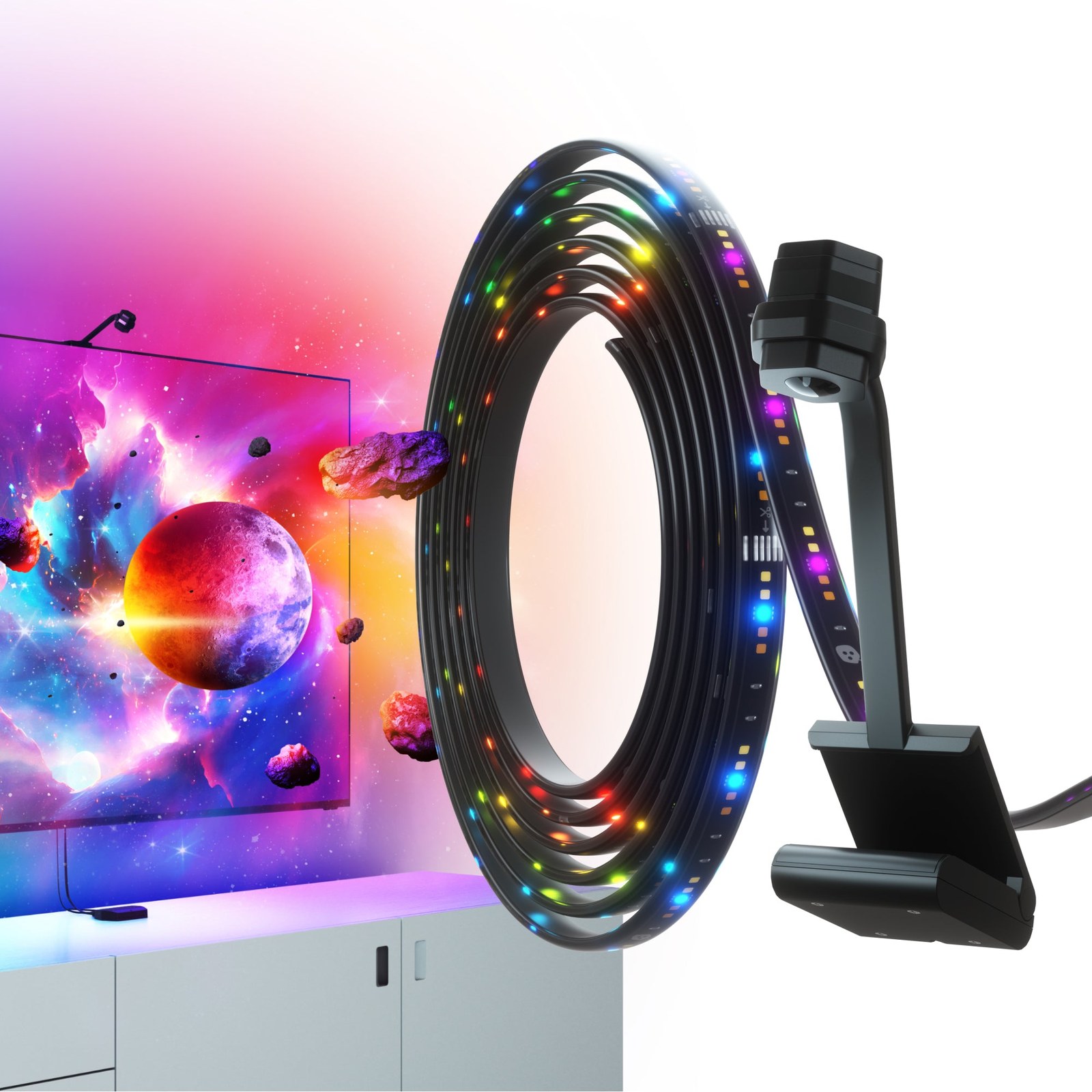 Nanoleaf 4D Screen Mirror + Lightstrip Kit, TVs up to 85" (5.2 m)