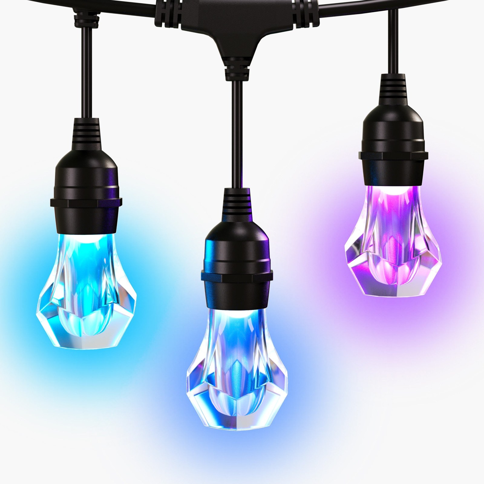 Nanoleaf Matter Smart Outdoor String Lights Expansion Pack, 15 m, 20 Bulbs