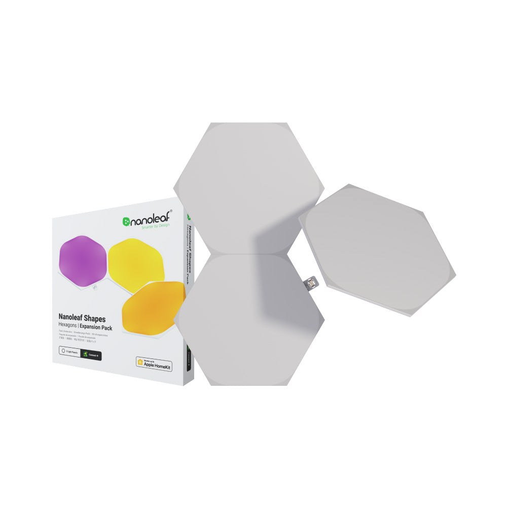 Nanoleaf Shapes Hexagons Expansion Pack, White, 3 Panels — view 2
