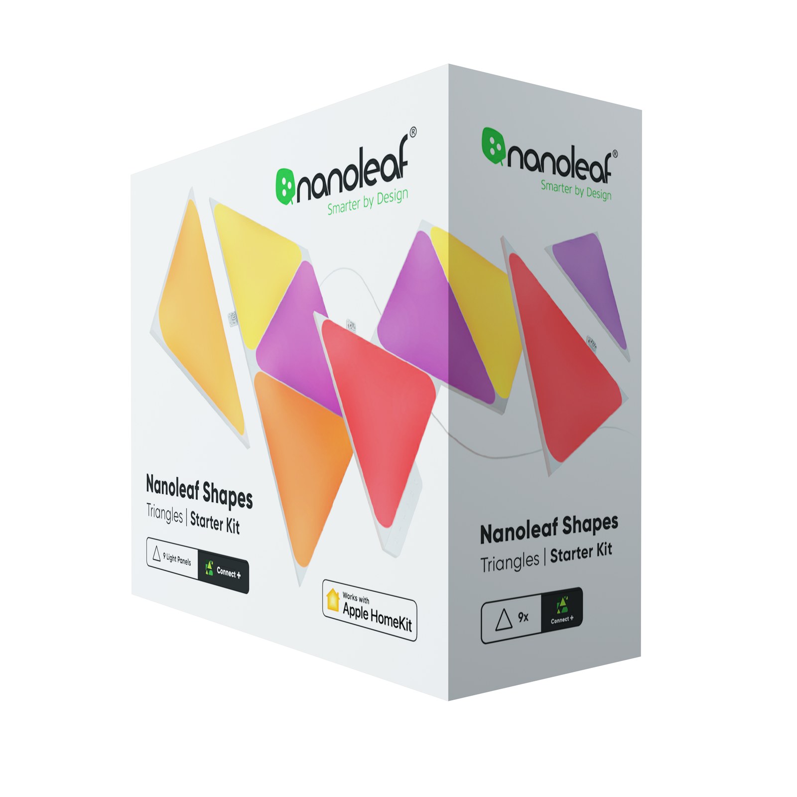 Nanoleaf Shapes Triangles Smarter Kit, White, 9 Panels — view 2