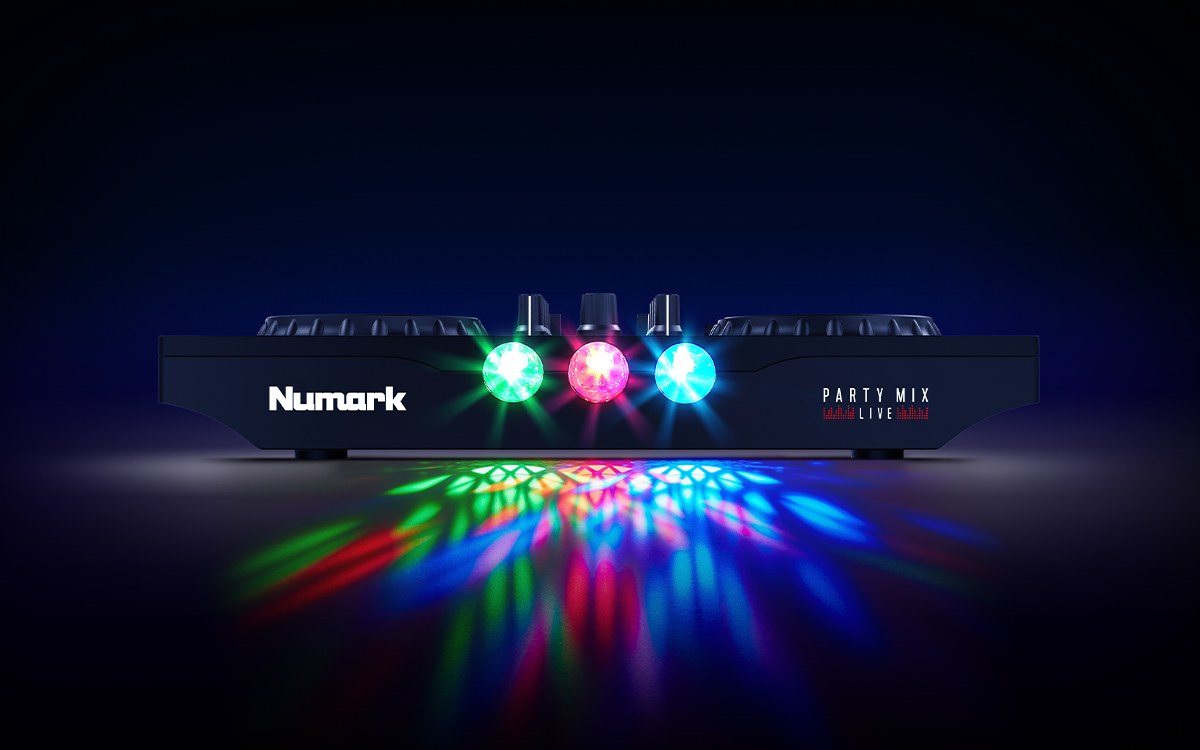 Numark Party Mix Live DJ Controller with Built-In Speakers and Light Show — view 4