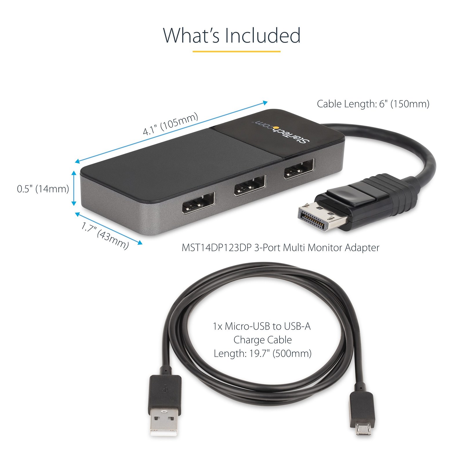 Pixelhue S09040007 - DISPLAYPORT 4K 1-3 - DP 4K 1-3 SPLITTER