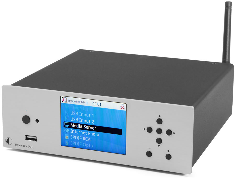 Pro-Ject Stream Box DS Plus - Pre-Amplifier with streamer,Internet Radio and DAC