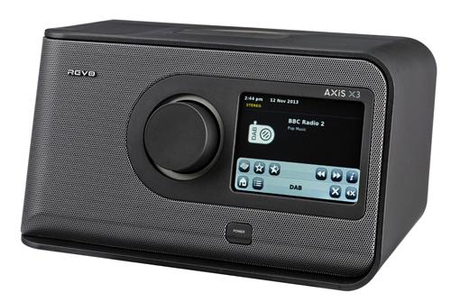 Revo Axis X3 Internet/DAB/DAB+/FM Radio with Alarm Clock, Lightning Dock for iPhone/iPod