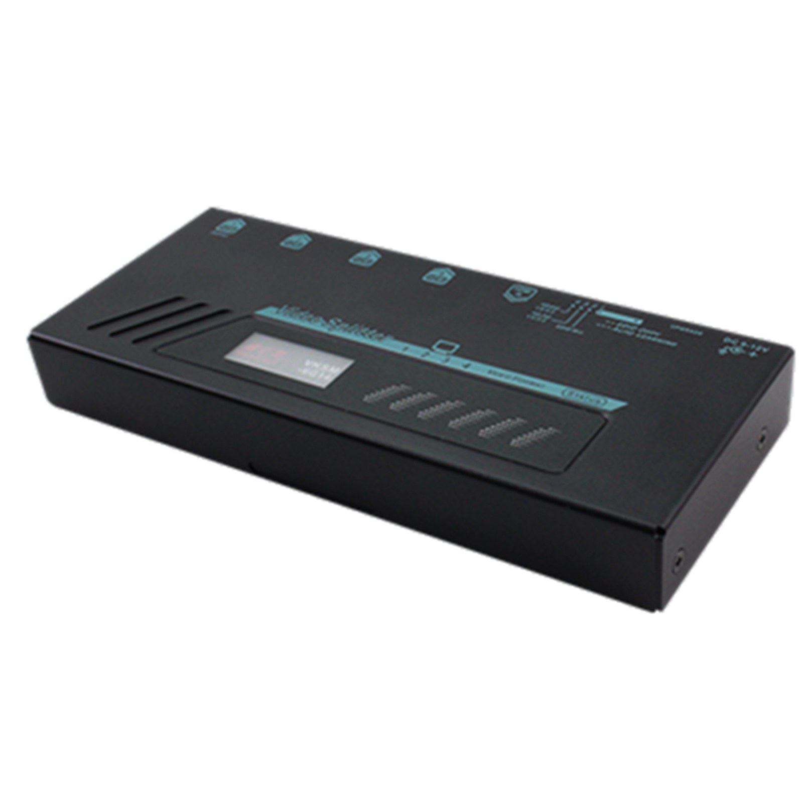 Rextron Video Splitter 1-in 4-out 350 MHz Metal Case
