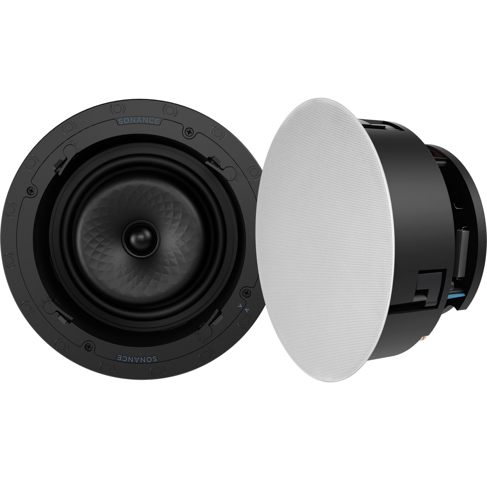 Sonance VX82R 8" Round In-Ceiling Speakers with Pivoting Drivers (Pair)
