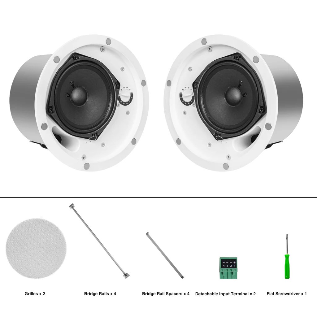 Sound Town STCS4C 4.5″ In-Ceiling Speakers(Pair)
