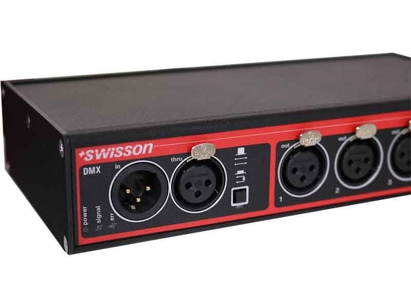 Swisson 3B - DMX and RDM Splitter Box 5 Outputs 3Pin XLR