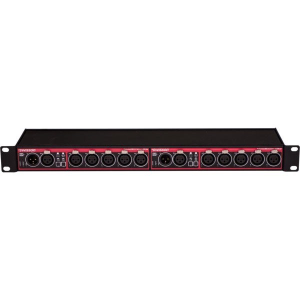 Swisson 3R - DMX and RDM Splitter Single-Rack 5 Outputs 3Pin XLR