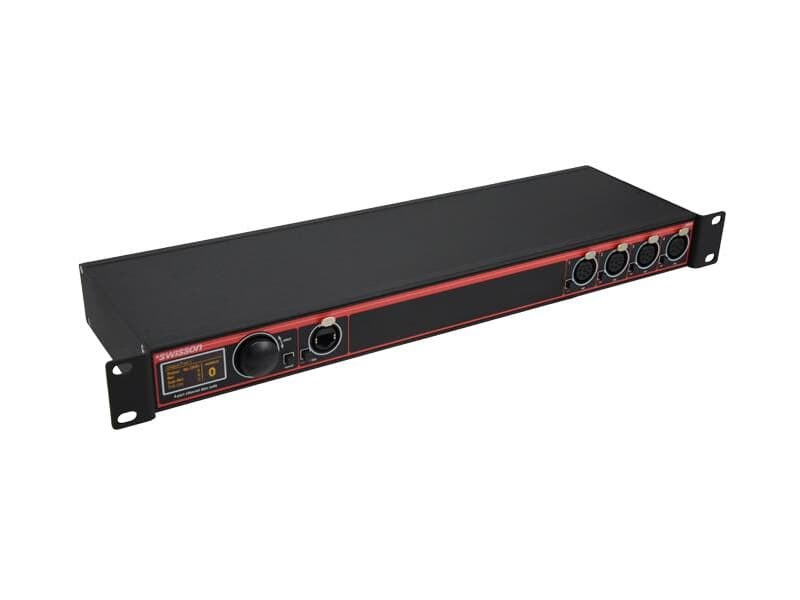 Swisson XND-4 4-Port Ethernet DMX Node 19" 3PIN XLR