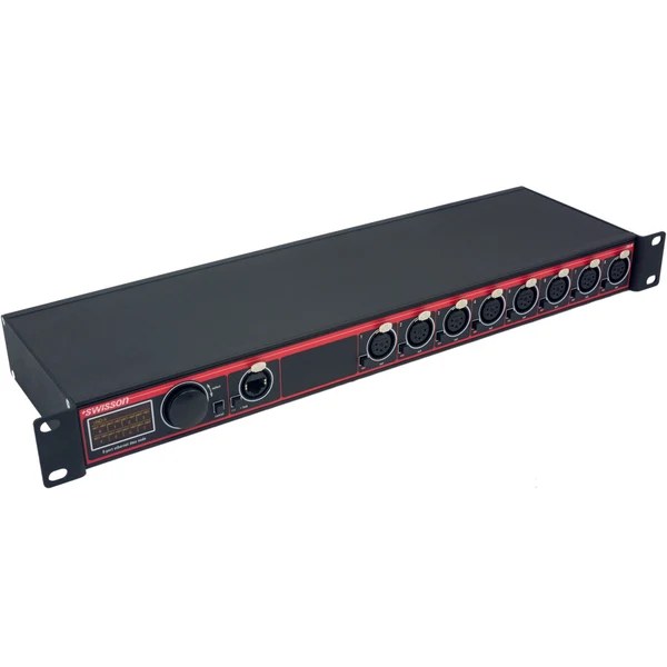 Swisson 8 - PORT ETHERNET DMX NODE 19 3PIN XLR
