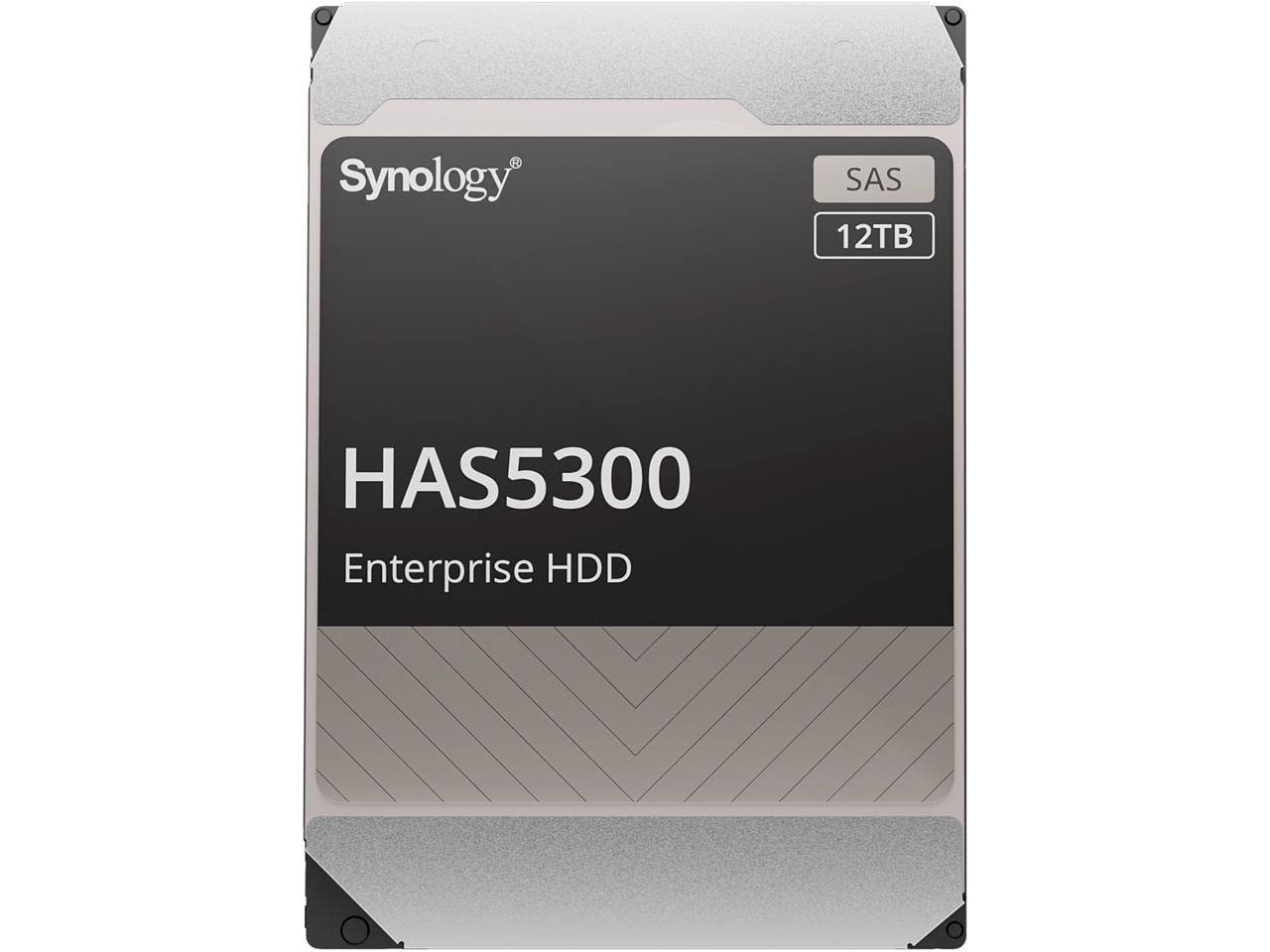 Synology HAS5300 12TB - 3.5 ENTERPRISE-GRADE SAS HARD DRIVES FOR SYNOLOGY SYSTEMS