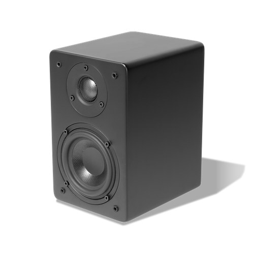 TruAudio CT Bookshelf Theater & Audio Speaker, Black