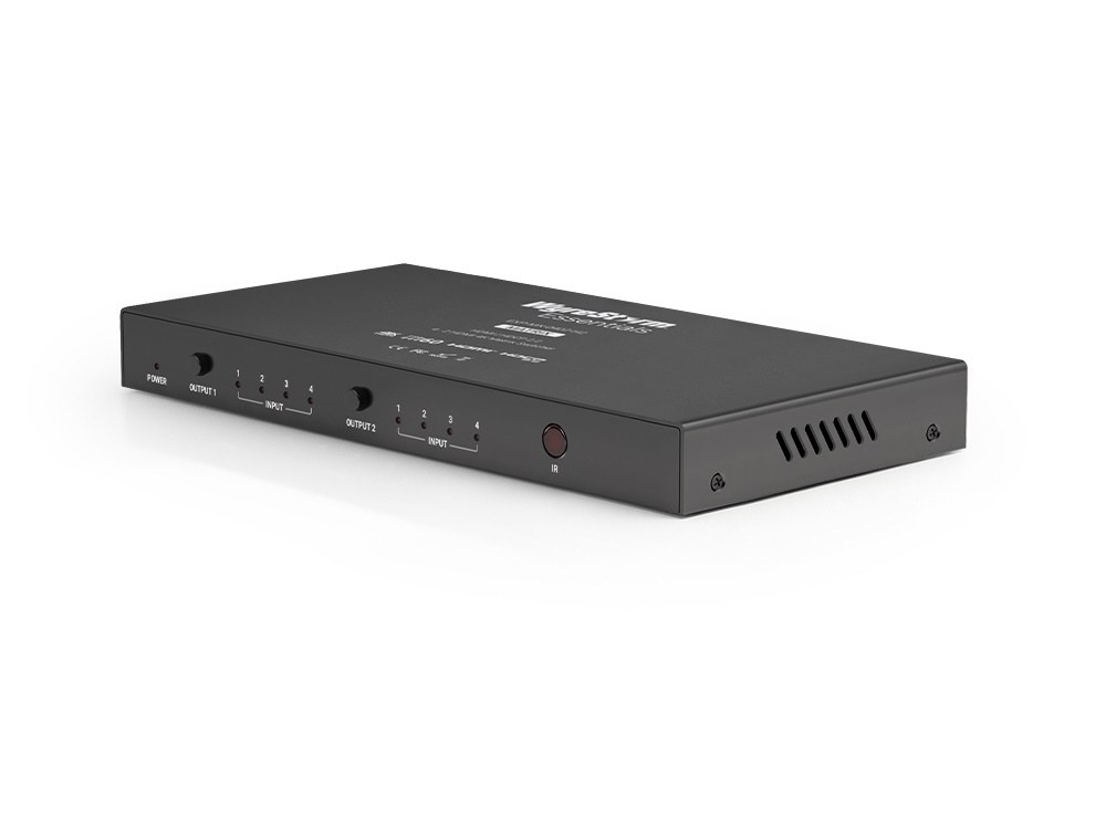 Wyrestorm EXP-MX-0402-H2 - 4K60Hz 4x2 HDMI Matrix Switch | Dolby Vision & HDR | ARC | CEC | Audio De-embed
