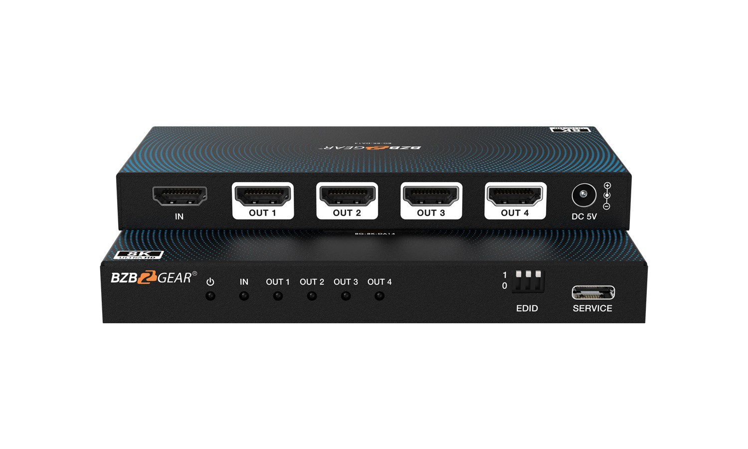 Wyrestorm SP-0108-SCL - 4K60Hz 1x8 HDMI Splitter | Dolby Vision & HDR | EDID Management | Down-Scaling | Audio De-embed