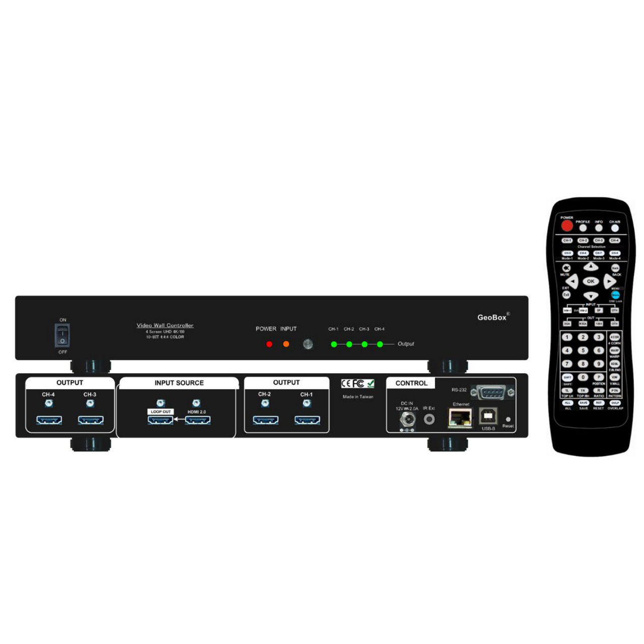 Wyrestorm SW-640L-TX-W4K - Synergy 4-Input 4K60Hz Presentation Switcher | USB-C 60W PD | 2 HDMI Matrix Outputs | USB 3.0 | MST | Multiview | Wireless Casting