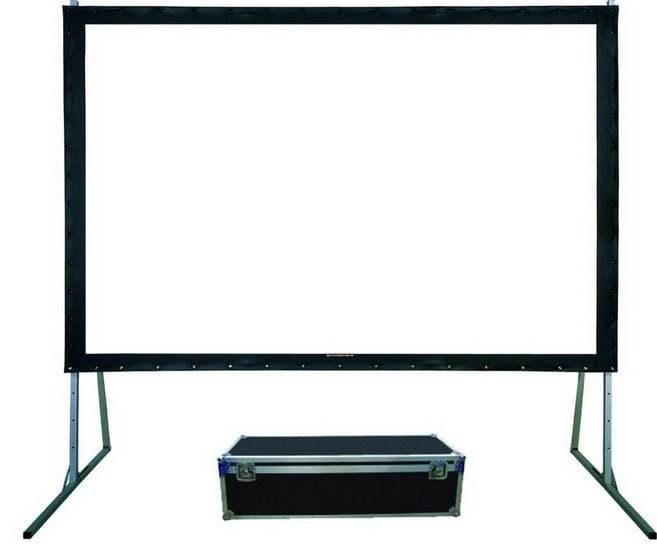 Imix - Folding Projector Screen with Flight Case (Front + Rear Projection) — view 1