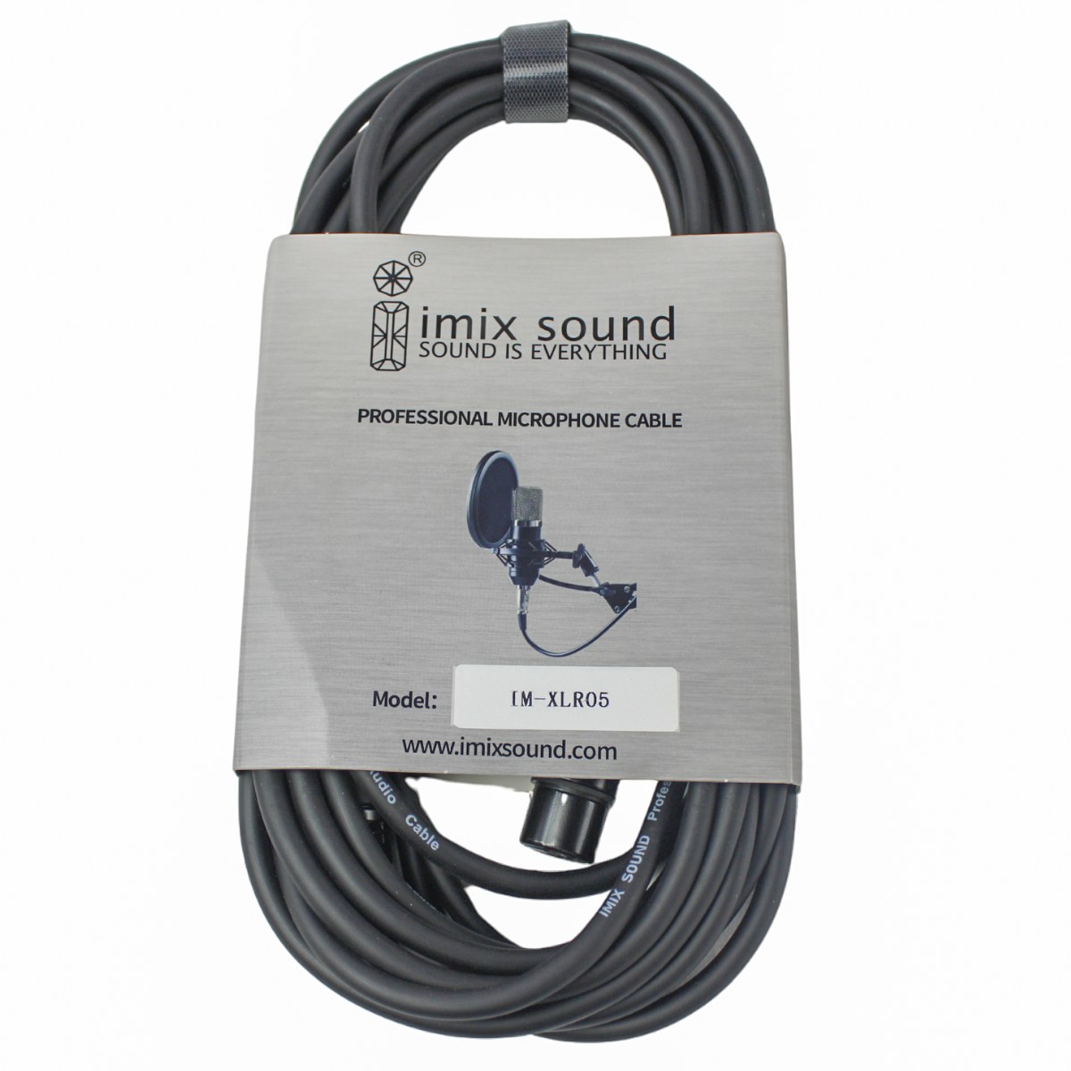 Imix - IM-XLR05 XLR Male to XLR Female Microphone Cable (5m)