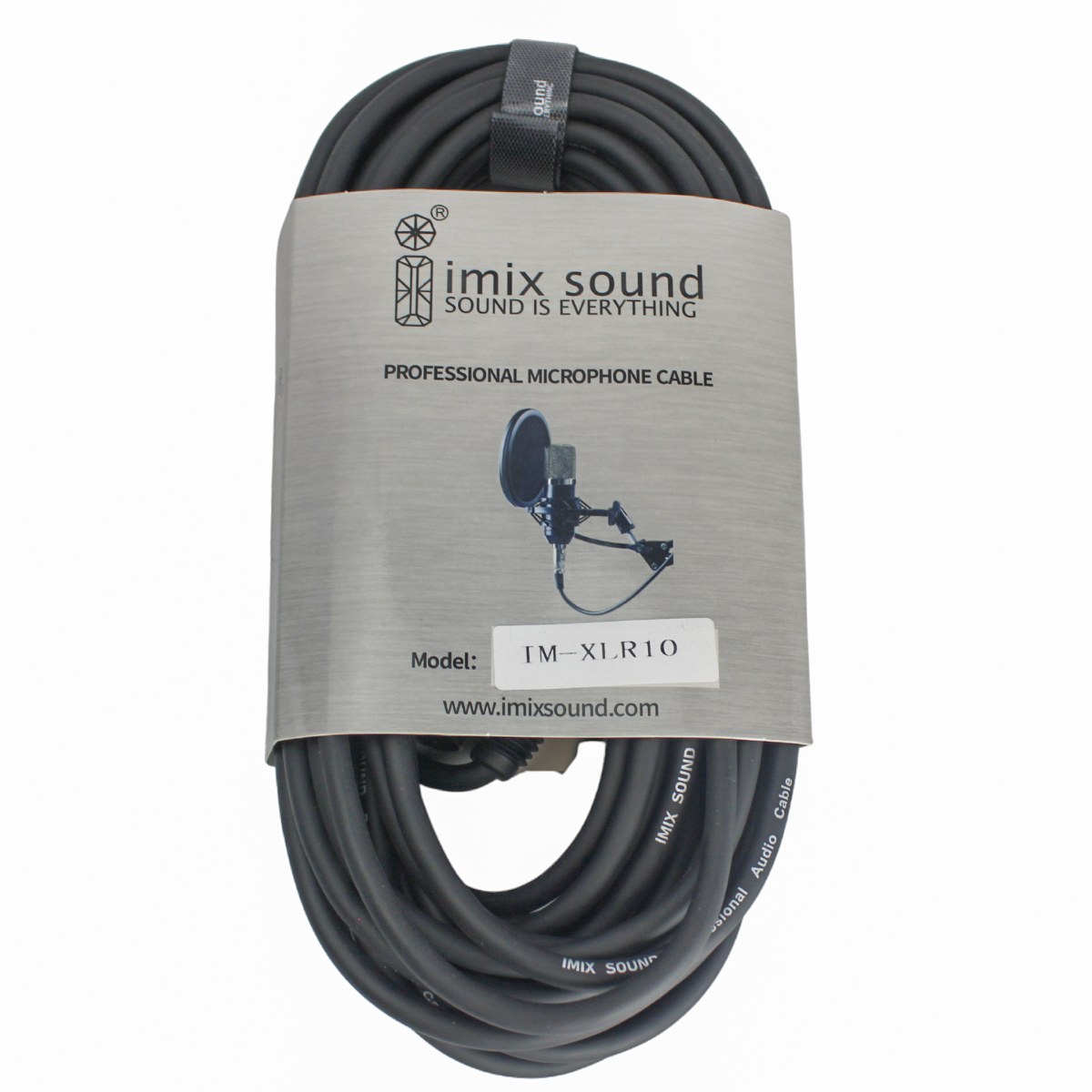 Imix - IM-XLR10 XLR Male to XLR Female Microphone Cable (10m)