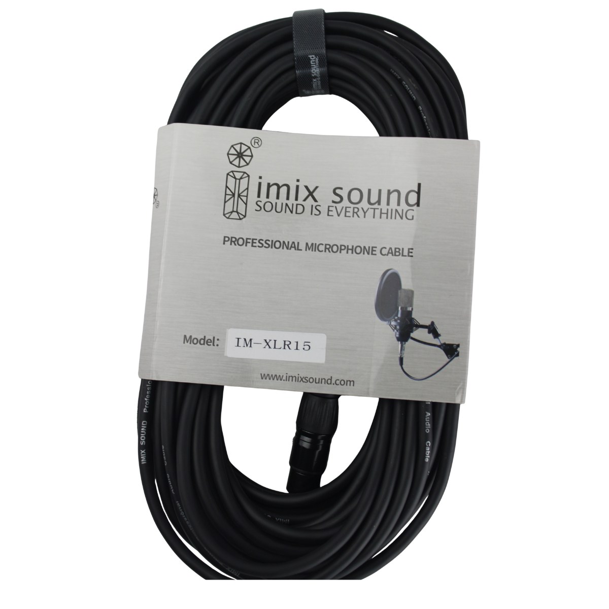 Imix - IM-XLR15 XLR Male to XLR Female Microphone Cable (15m)