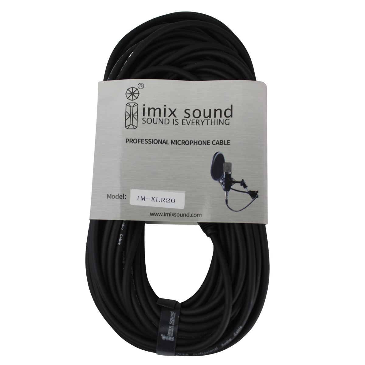 Imix - IM-XLR20 XLR Male to XLR Female Microphone Cable (20m)