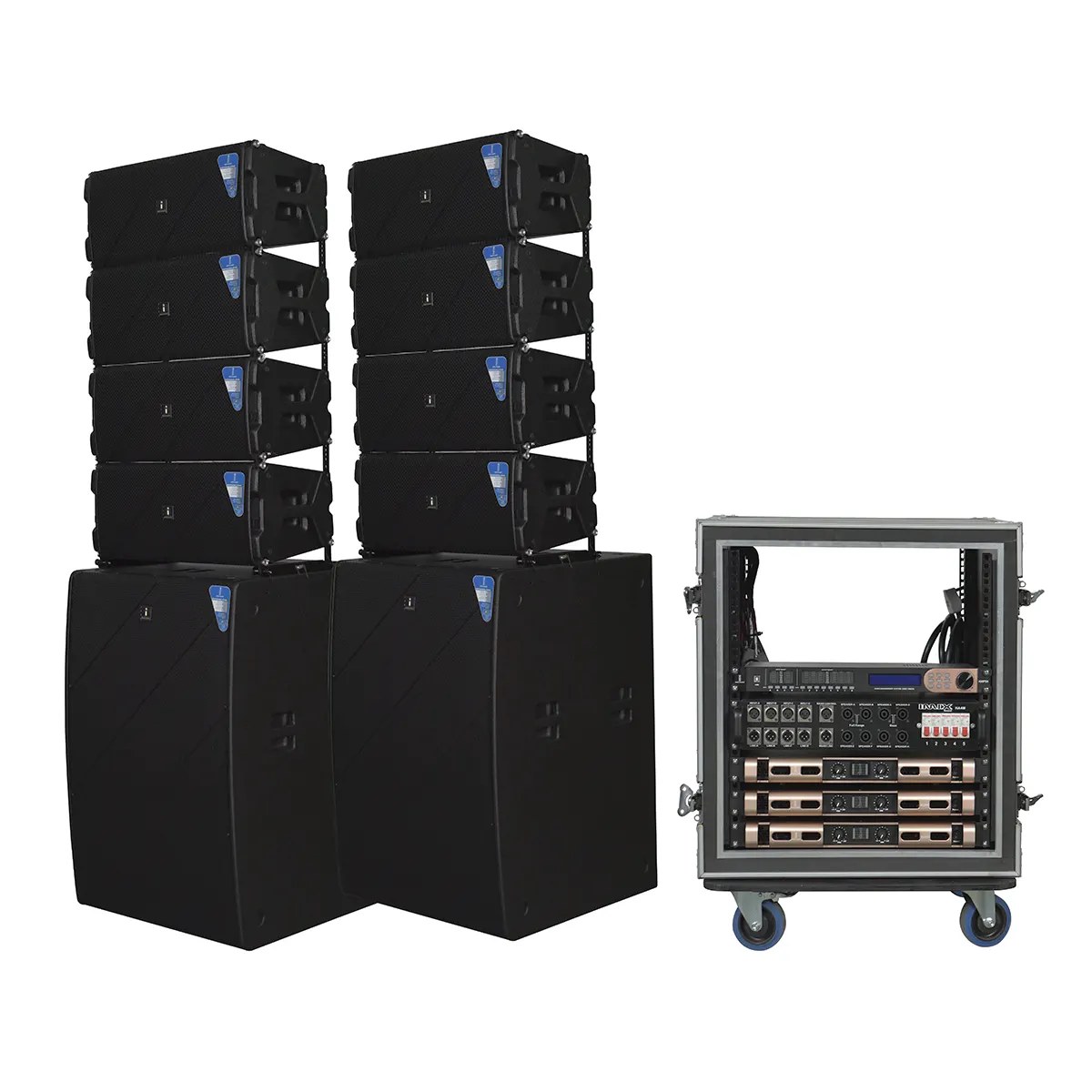 Imix - 8x LA2210 + 2x 2218 Line Array Combo — view 1